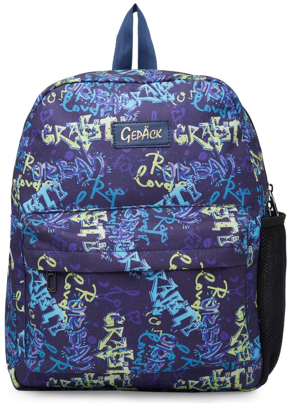 

GEPACK Blue Polyester Backpack
