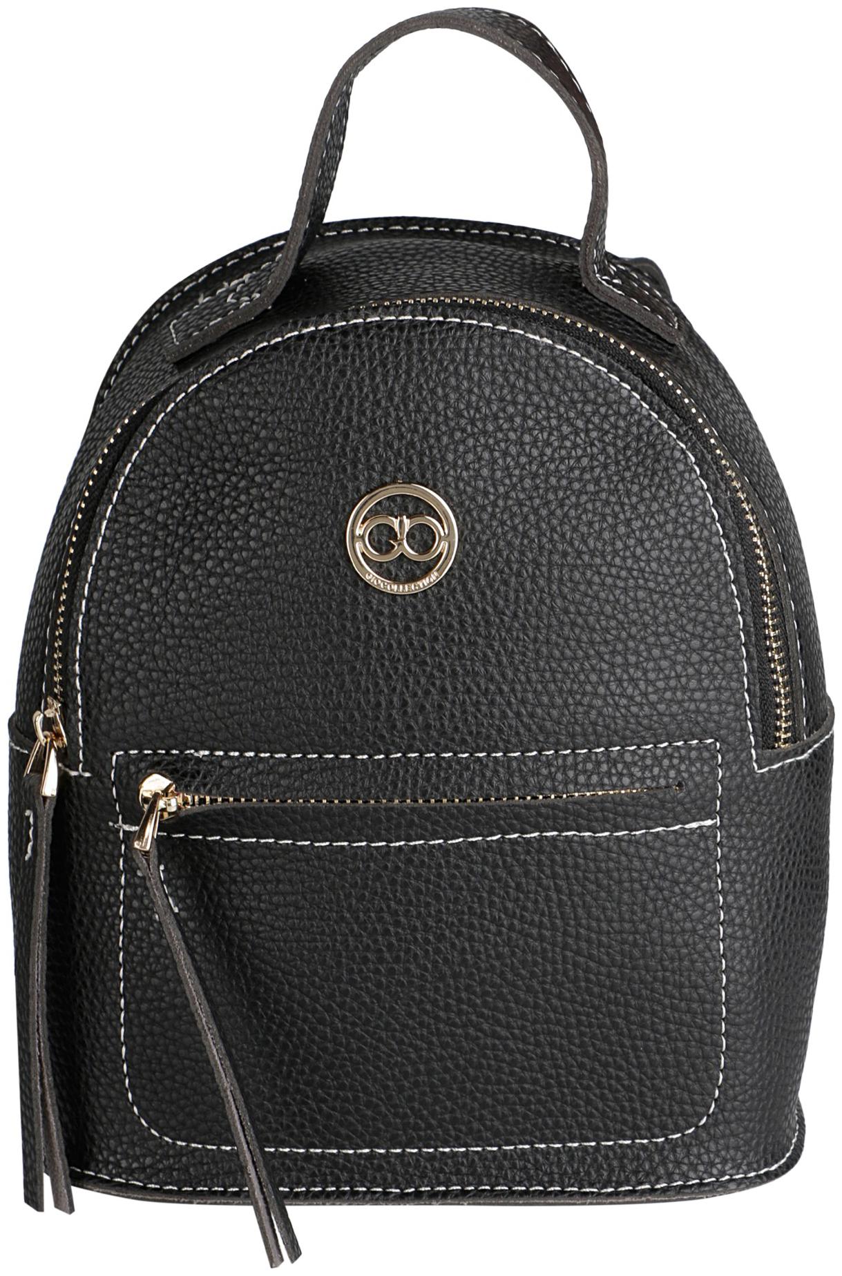 

GIO COLLECTION Black PU Backpack