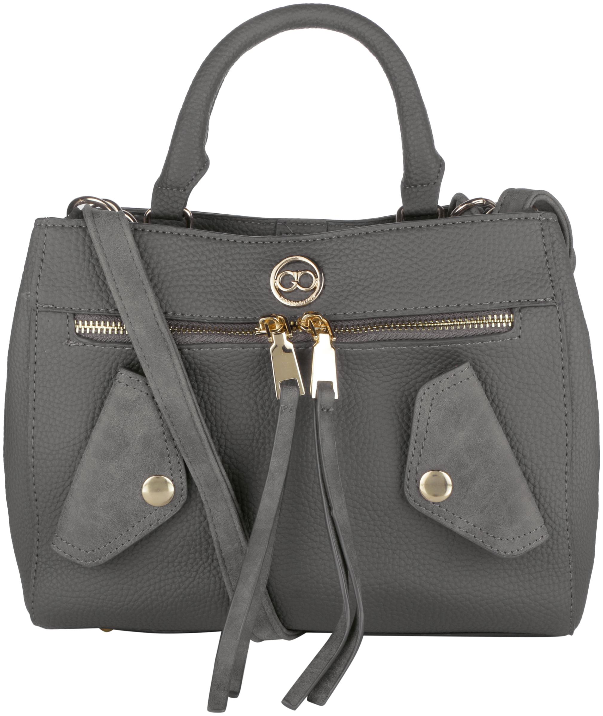 

GIO COLLECTION Grey PU Satchel