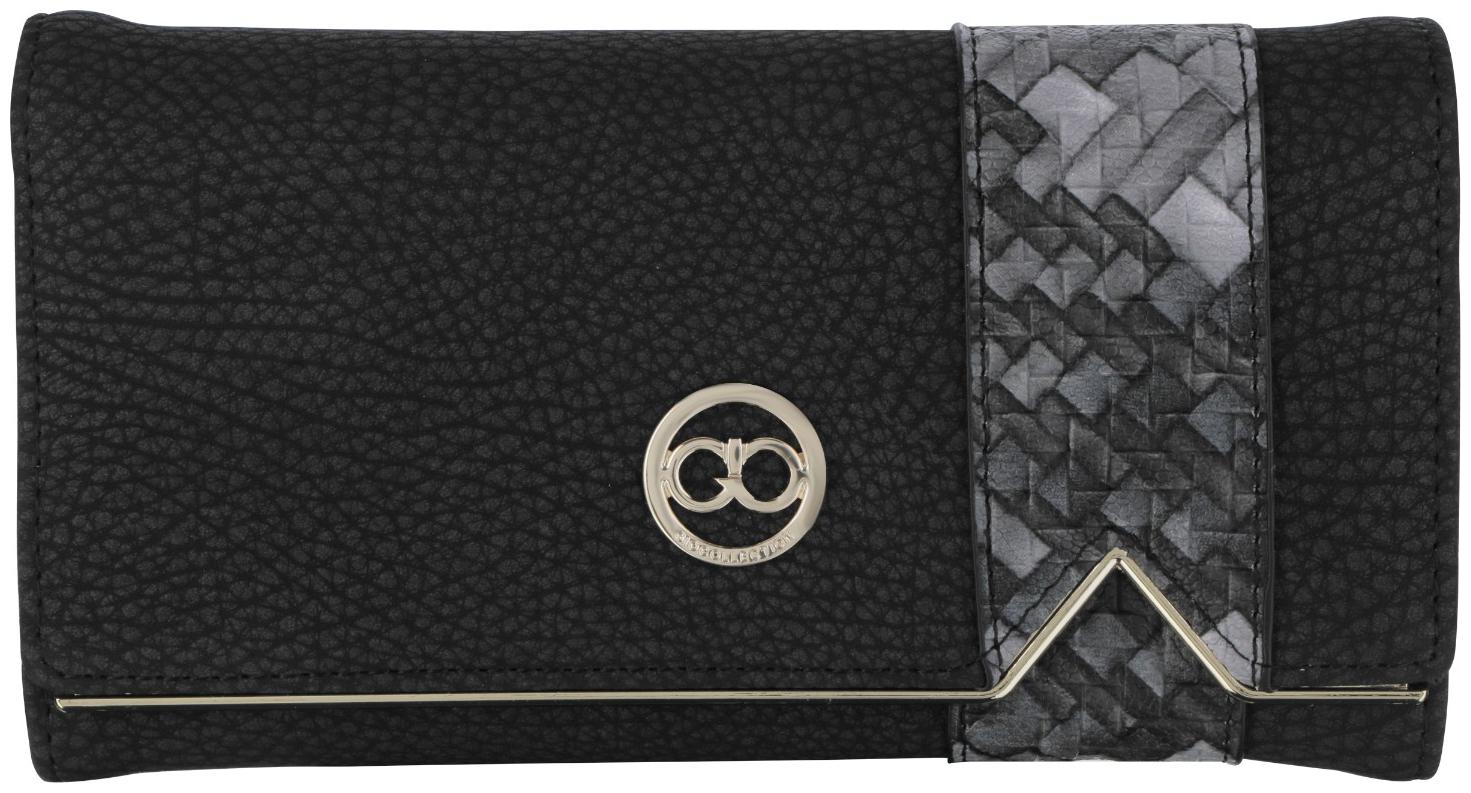 

Gio Collection Women Black Wallet