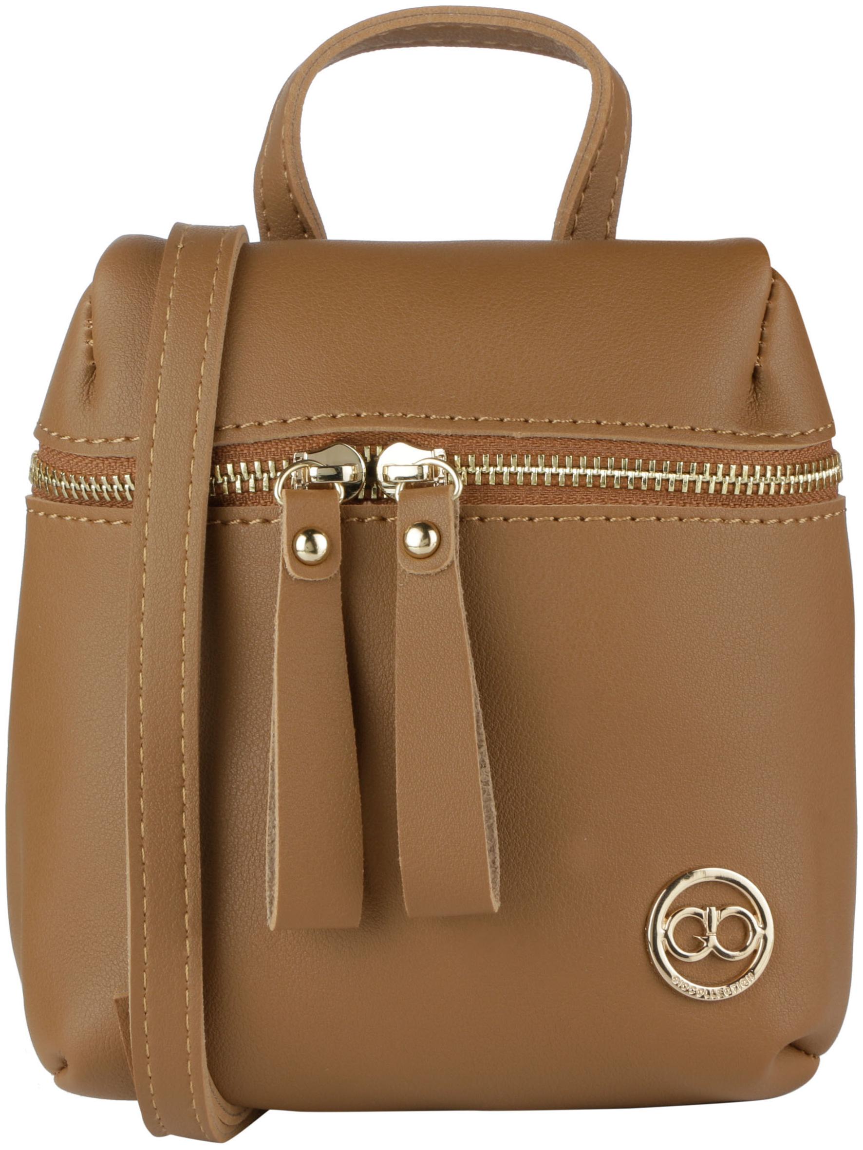 

GIO COLLECTION Brown PU Backpack