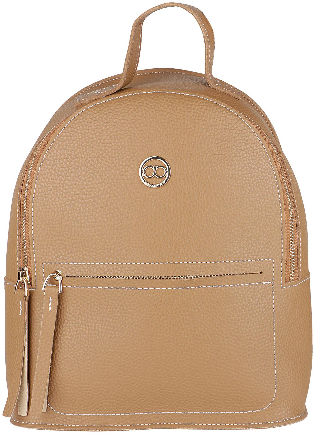 

GIO COLLECTION Brown PU Backpack