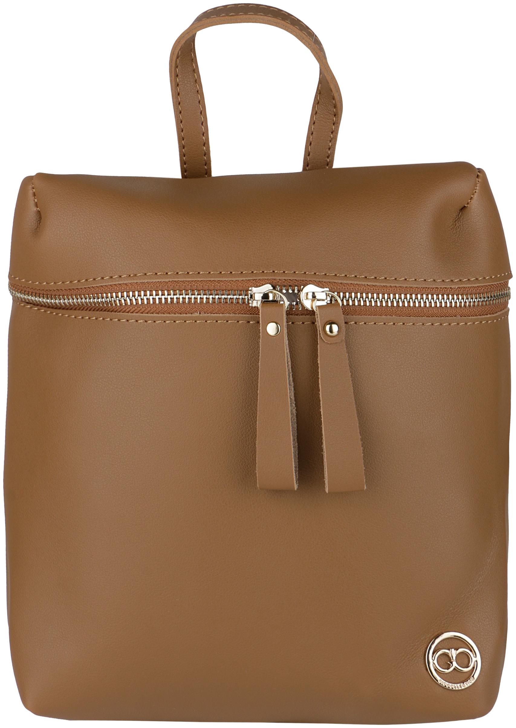 

GIO COLLECTION Brown PU Backpack