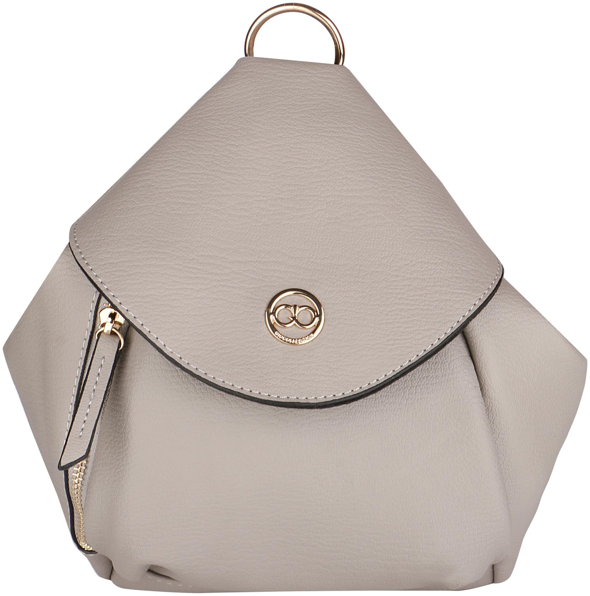 

GIO COLLECTION Grey PU Backpack