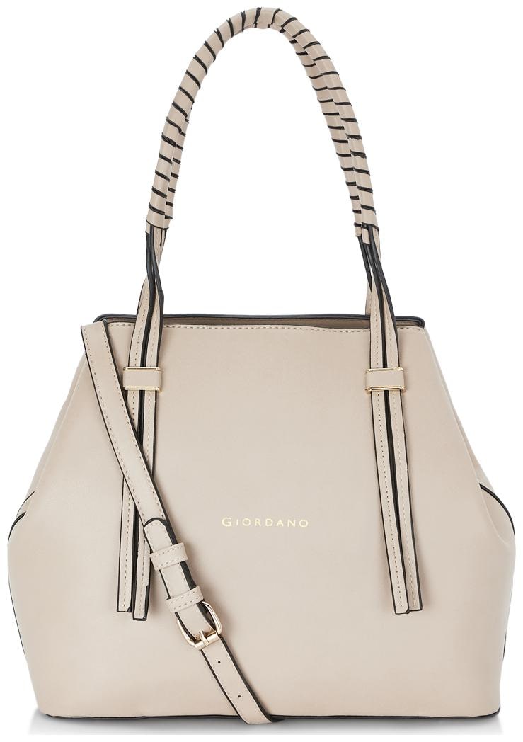 

Giordano White PU Handheld Bag