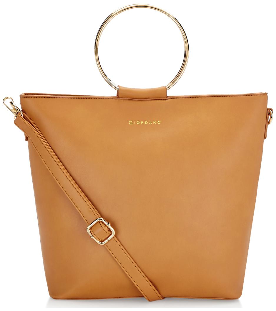 

Giordano Women Solid PU - Tote Bag Tan