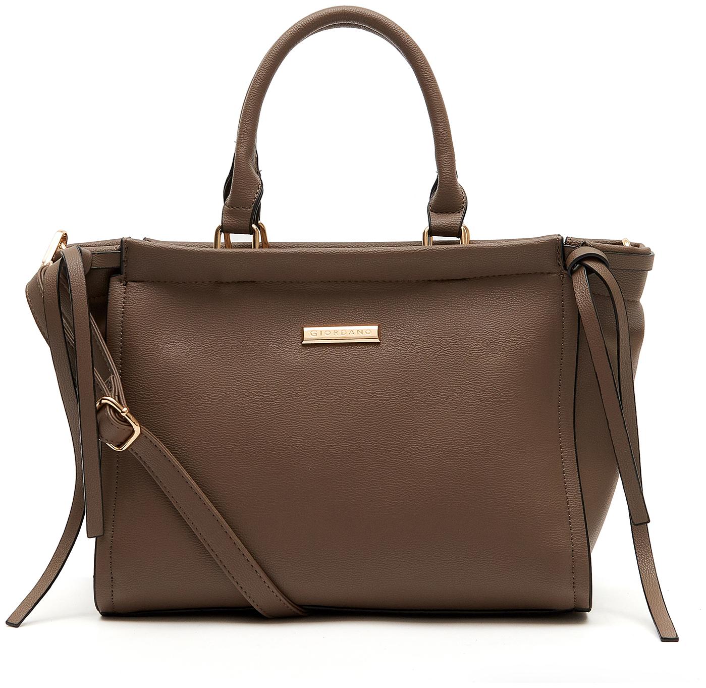 

Giordano Grey PU Satchel