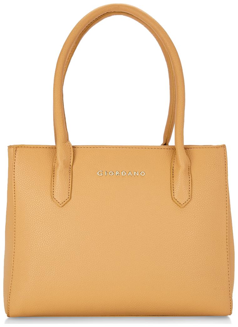 

Giordano Orange PU Handheld Bag