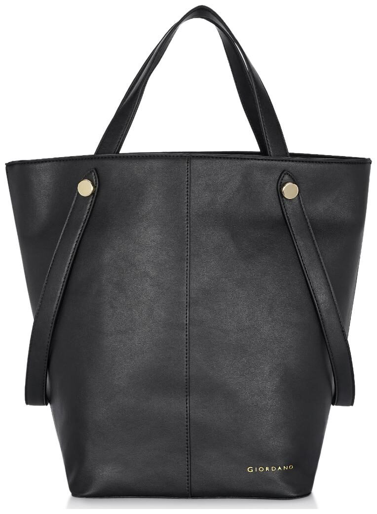 

Giordano Women Solid PU - Tote Bag Black