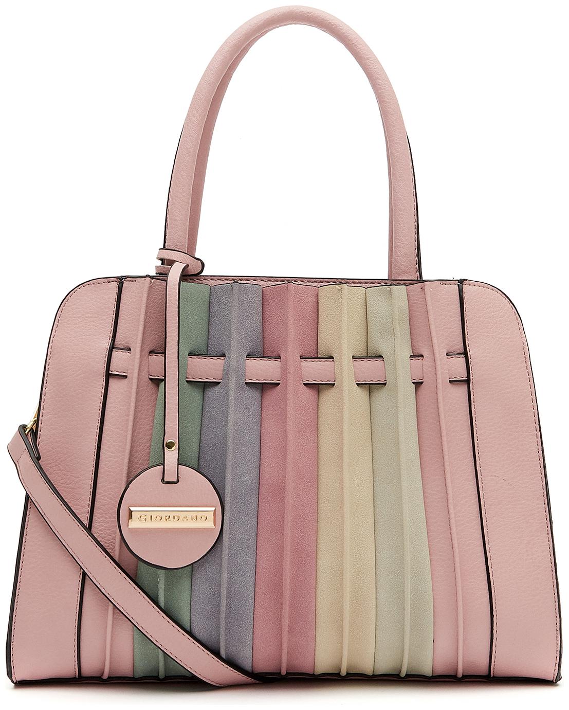 

Giordano Pink PU Satchel