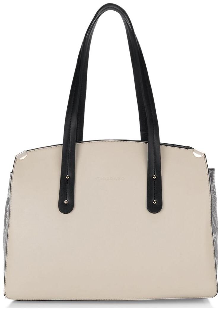 

Giordano Beige PU Satchel