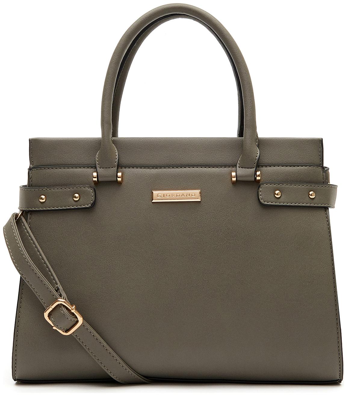 

Giordano Grey PU Satchel