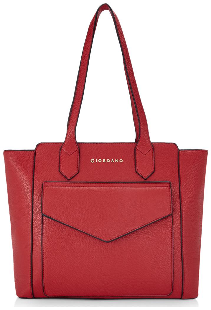 

Giordano Women Solid PU - Tote Bag Red