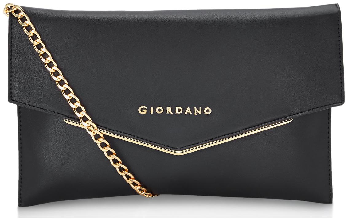 

Giordano Black PU Solid Sling Bag