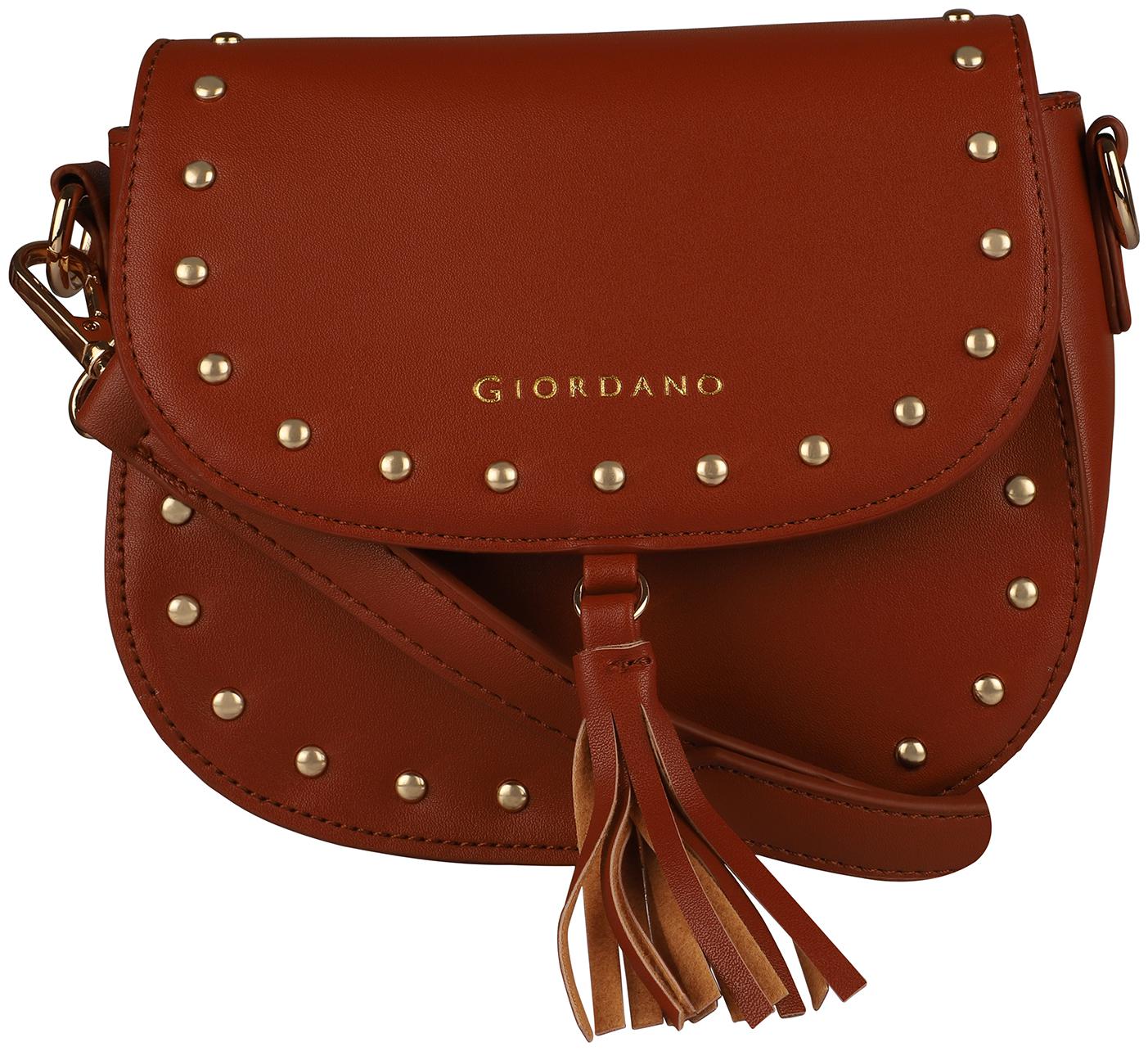 

Giordano Brown PU Solid Sling Bag