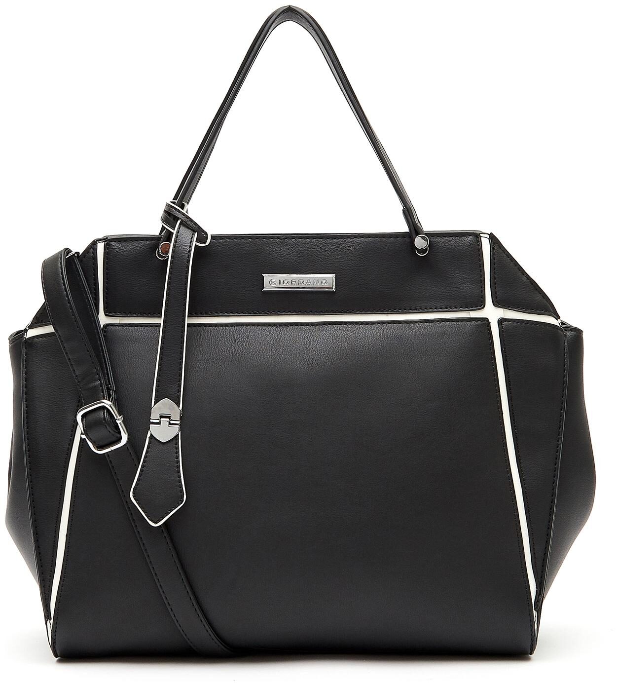 

Giordano Women Solid PU - Tote Bag Black