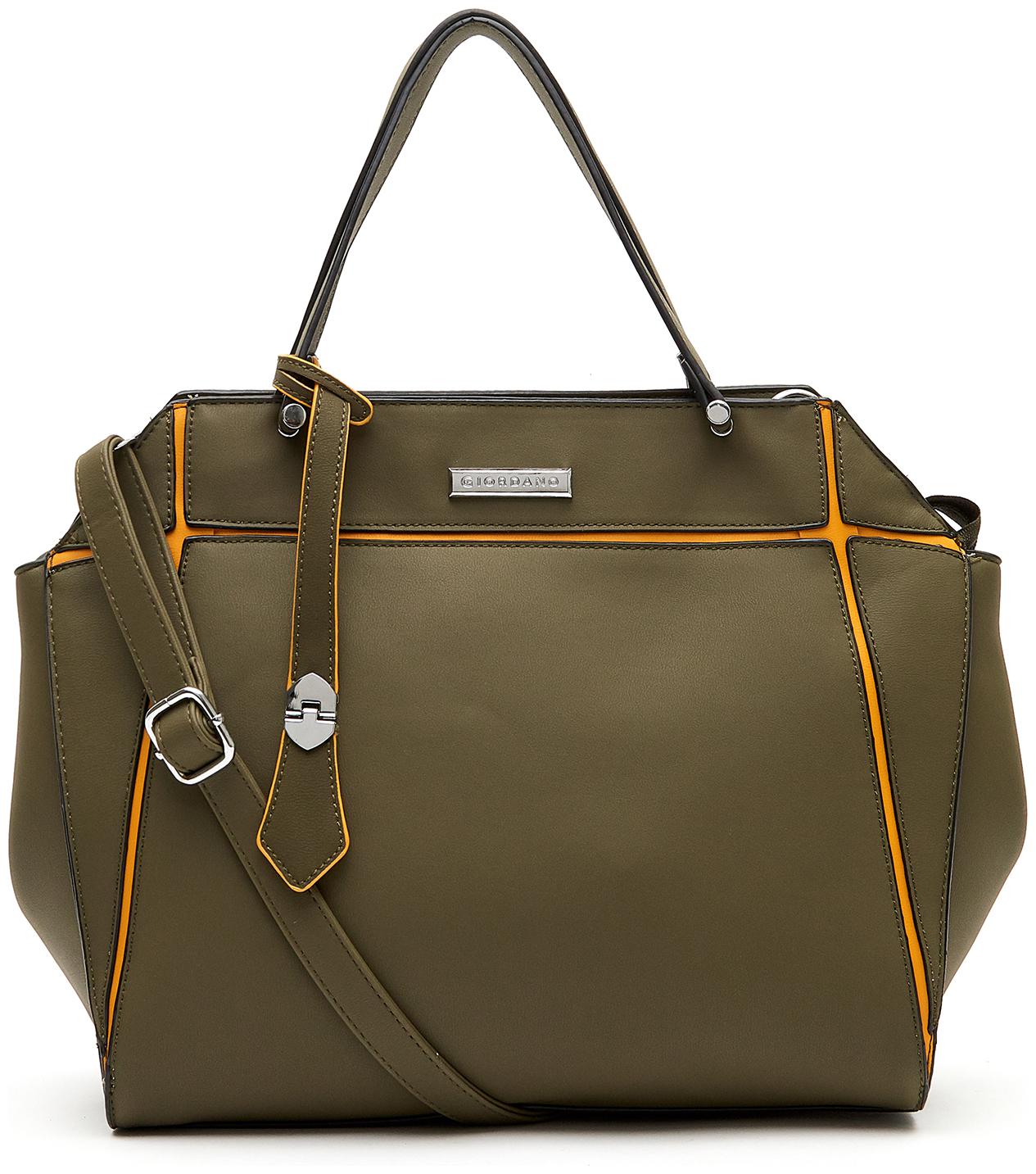

Giordano Women Solid PU - Tote Bag Green