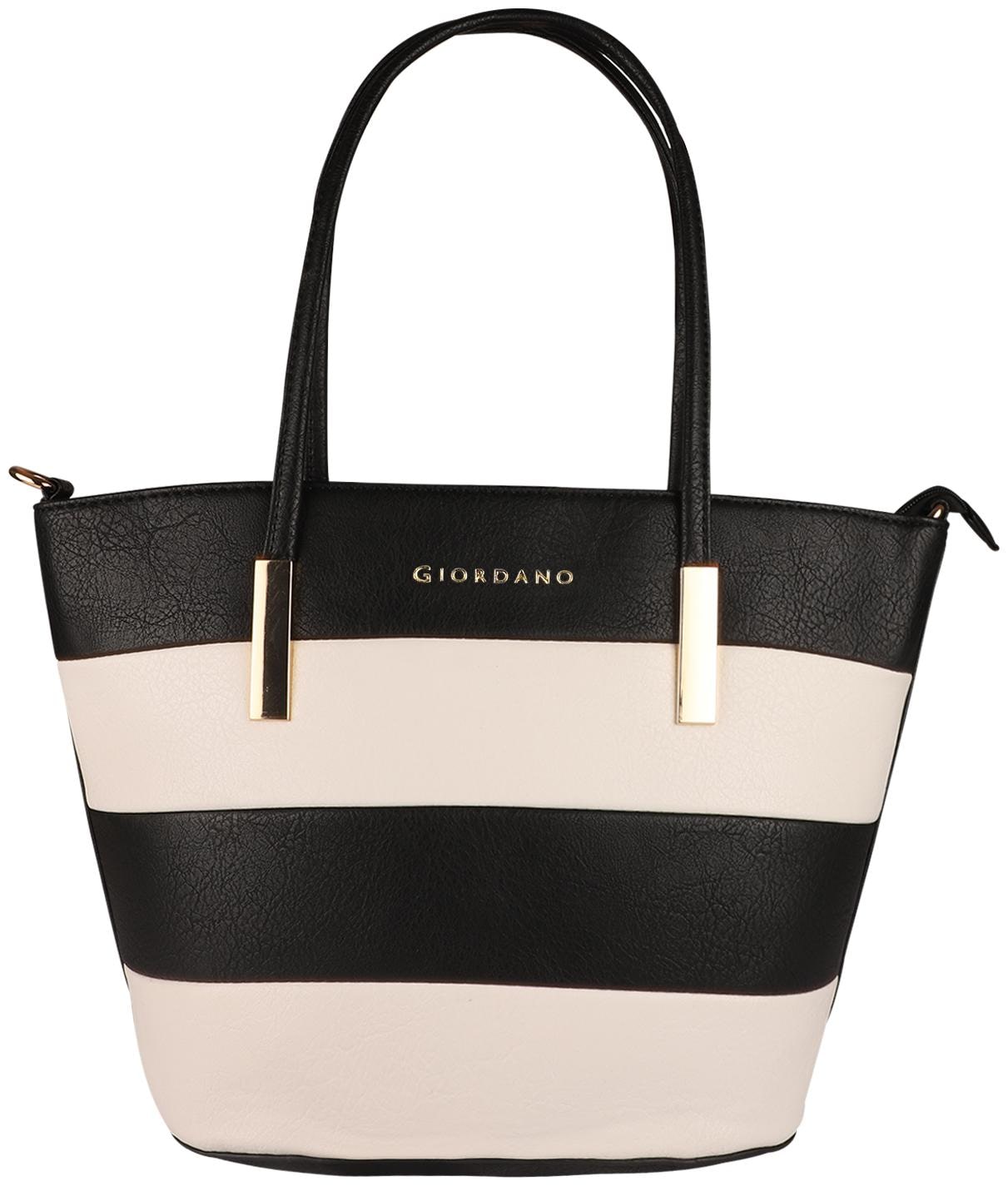 

Giordano Women Solid PU - Tote Bag Black