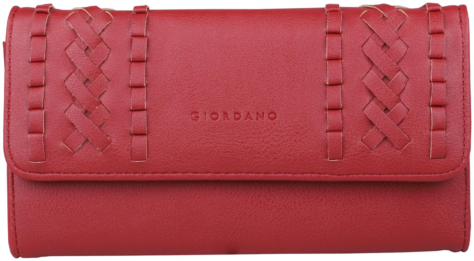 

Giordano Women Red PU Wallet