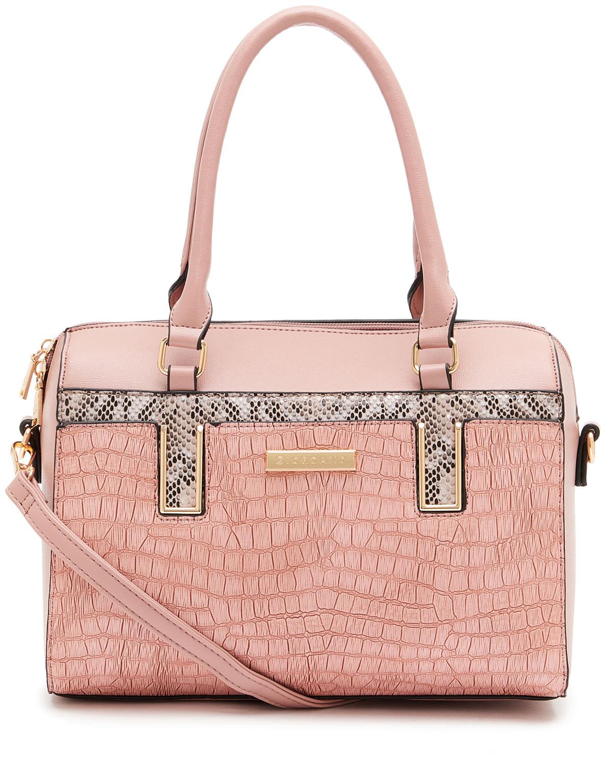 

Giordano Pink PU Handheld Bag - GDHW012PNK