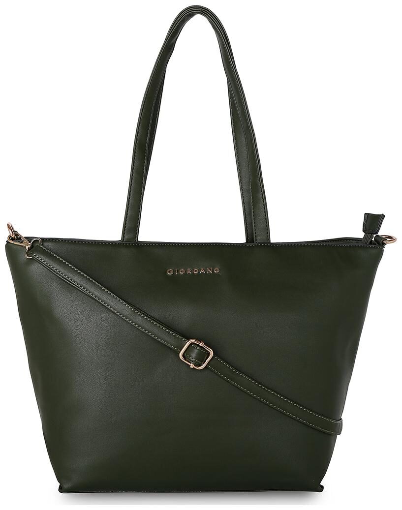 

Giordano Women Solid PU - Tote Bag Green