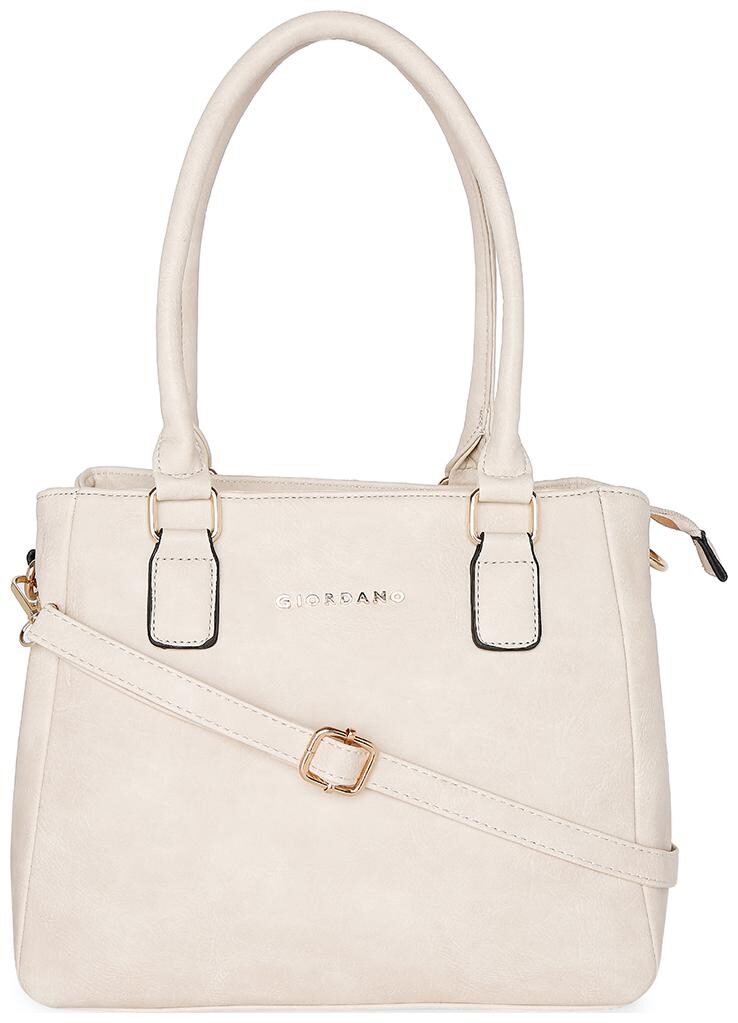 

Giordano Beige PU Satchel