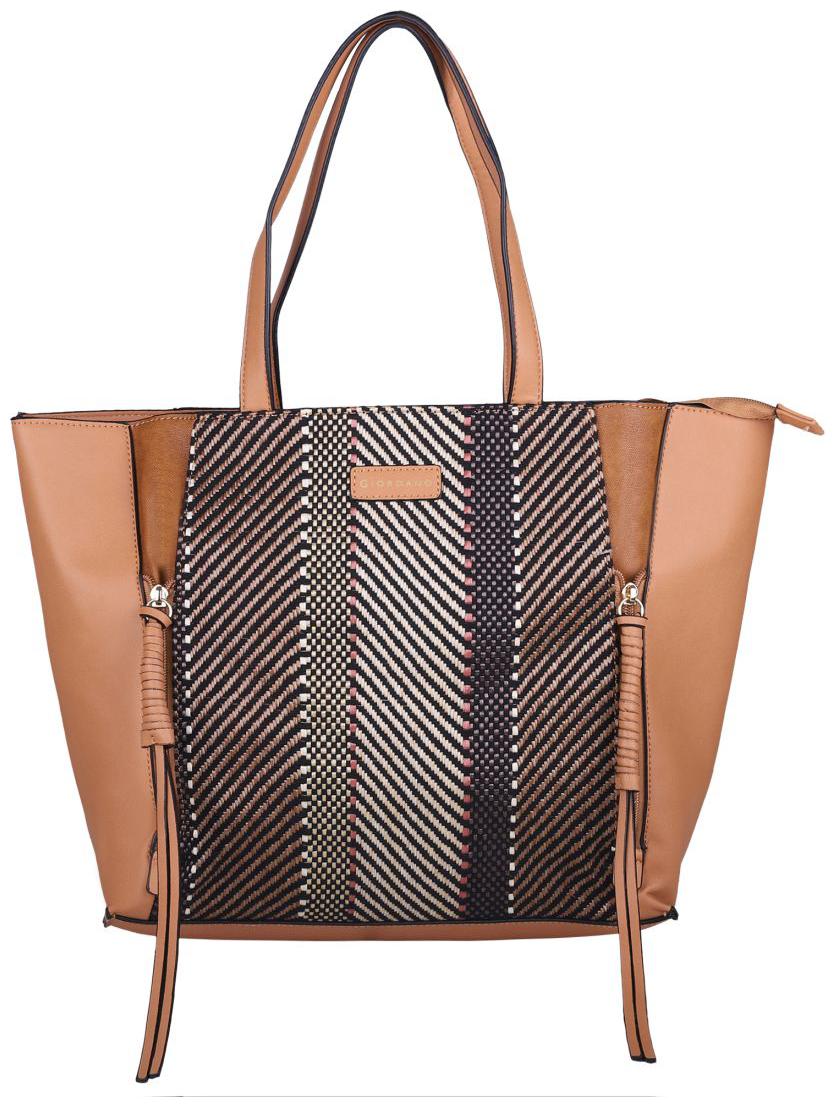 

Giordano Women Solid PU - Tote Bag Brown