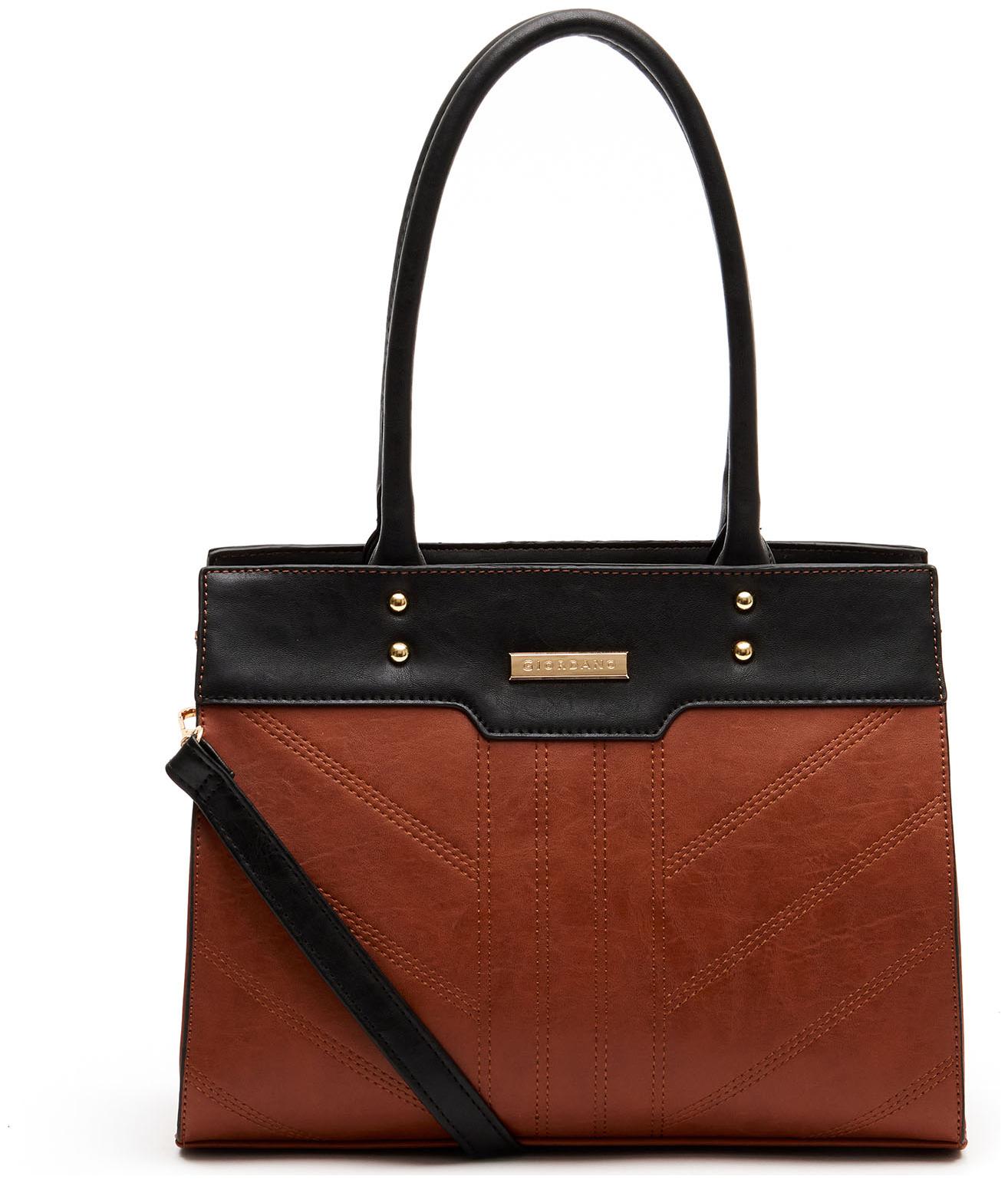 

Giordano Brown PU Handheld Bag - GDL60089BRW