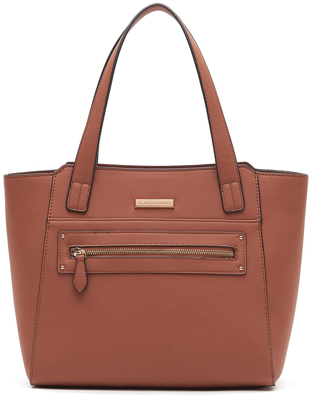 

Giordano Women Solid PU - Tote Bag Brown