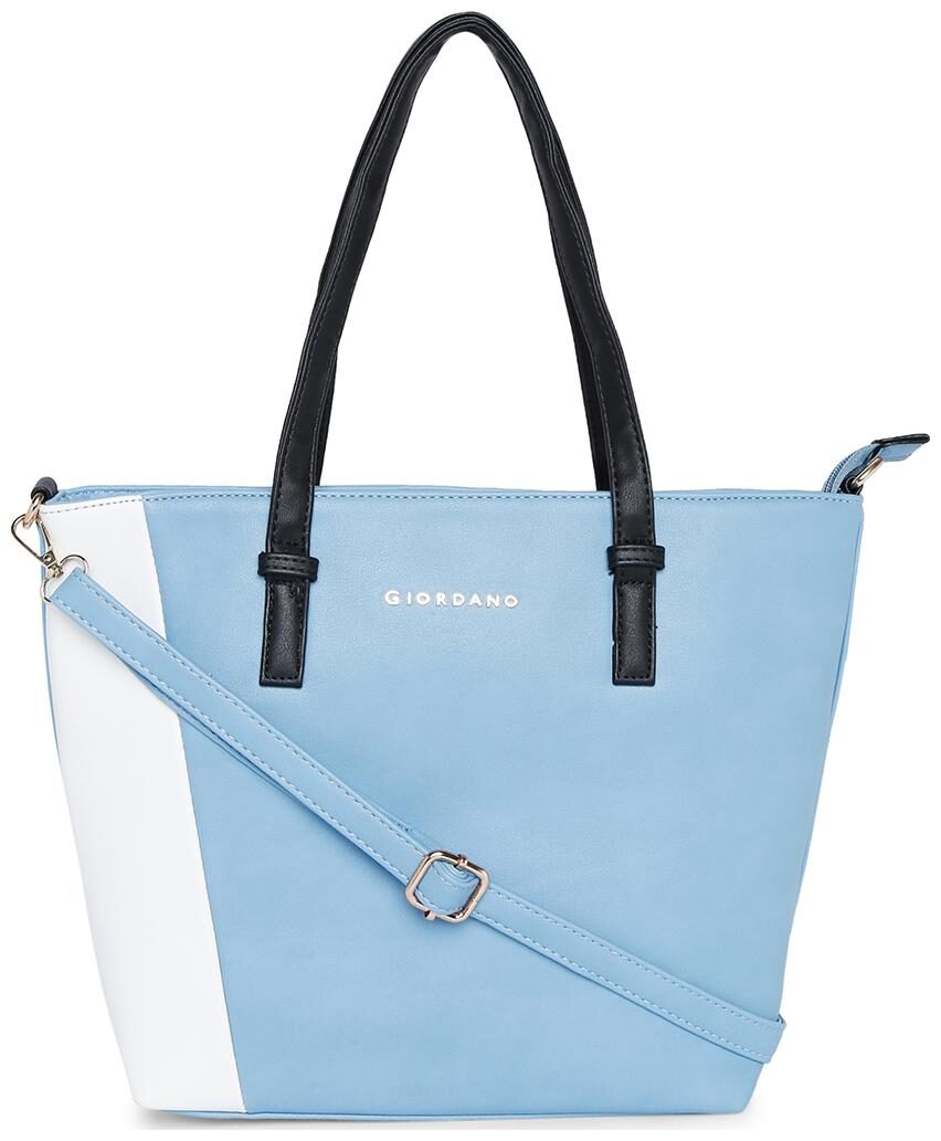 

Giordano Women Solid PU - Tote Bag Blue