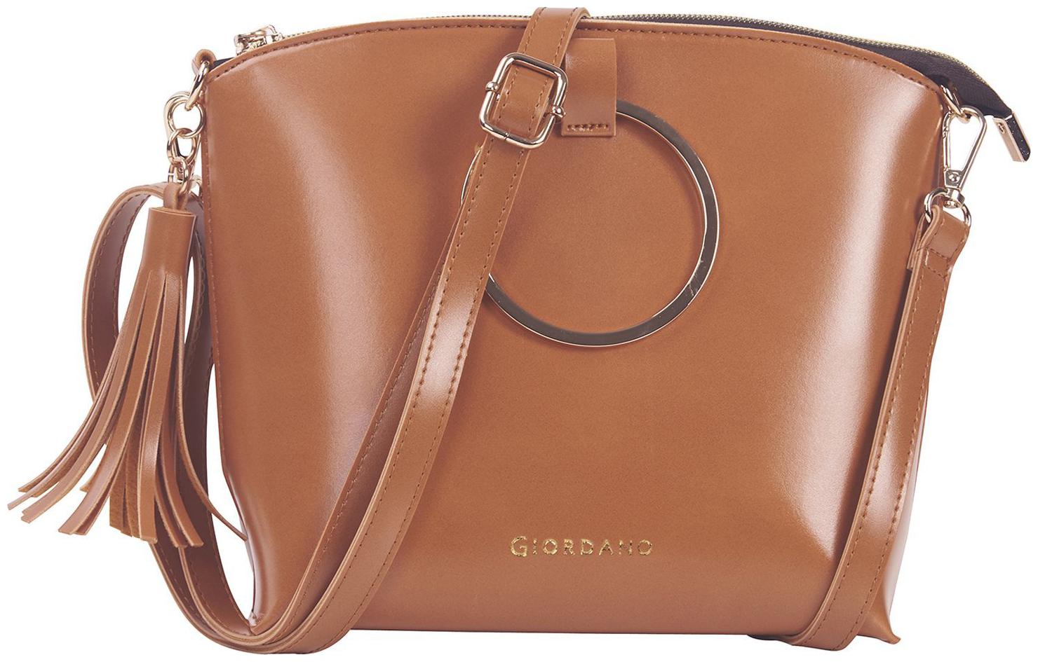 

Giordano Brown PU Solid Sling Bag
