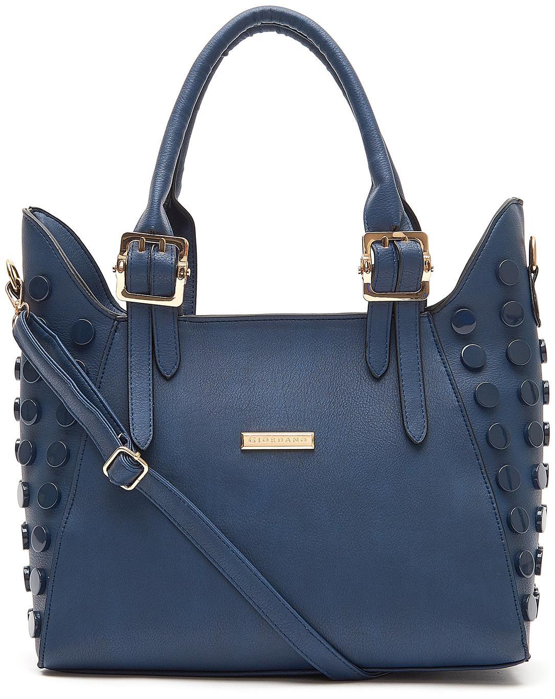 

Giordano Blue PU Satchel
