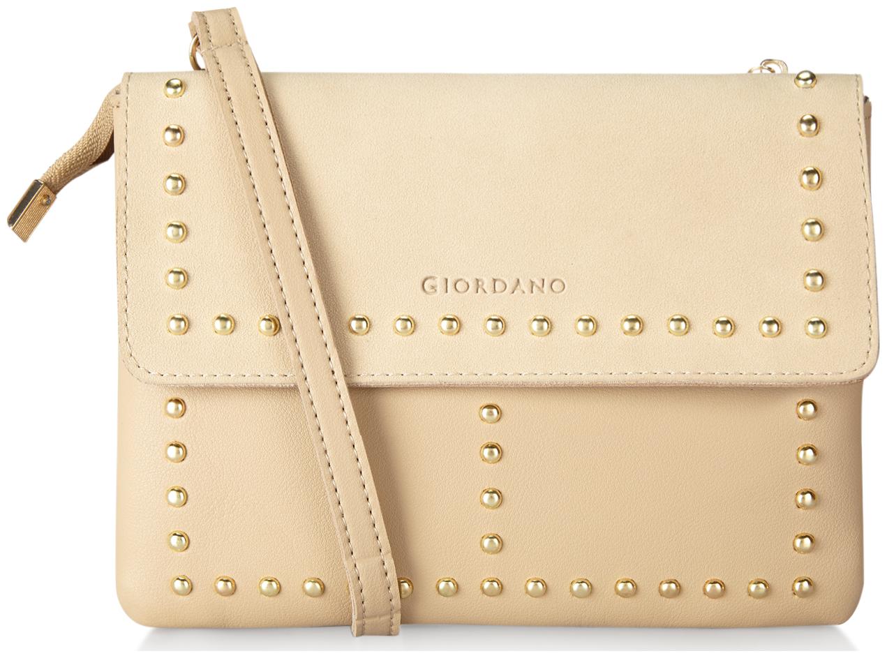 

Giordano White PU Solid Sling Bag