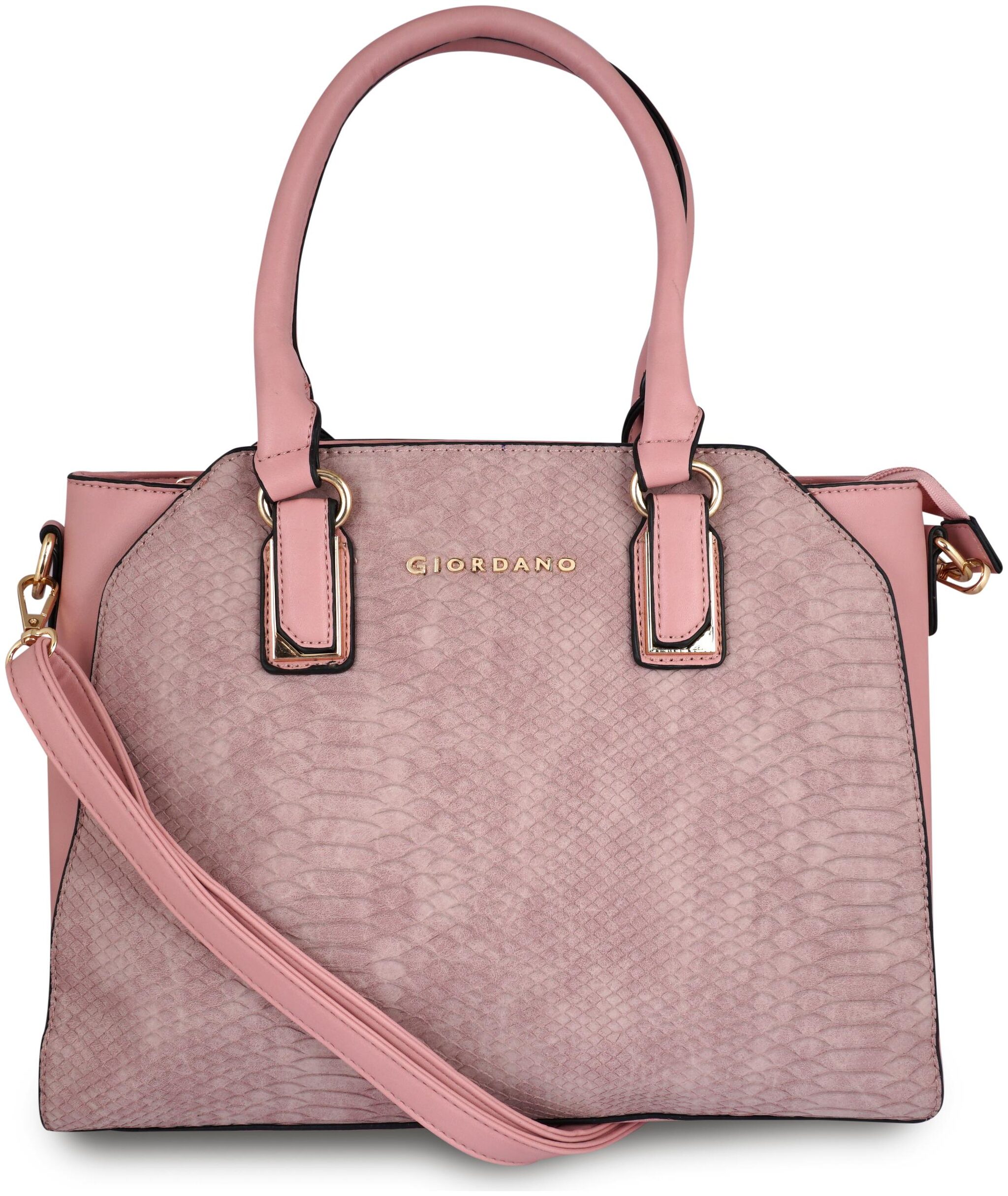 

Giordano Pink PU Satchel
