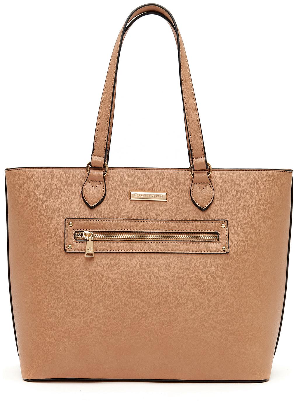 

Giordano Women Solid PU - Tote Bag Beige