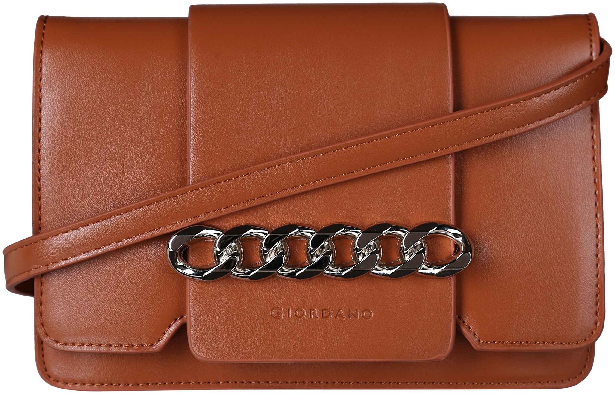 

Giordano Brown PU Solid Sling Bag
