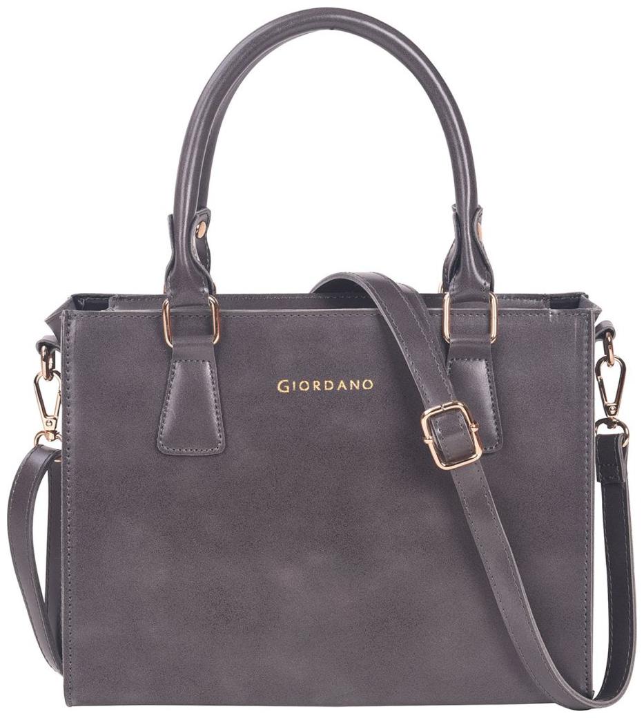 

Giordano Women Solid PU - Tote Bag Grey