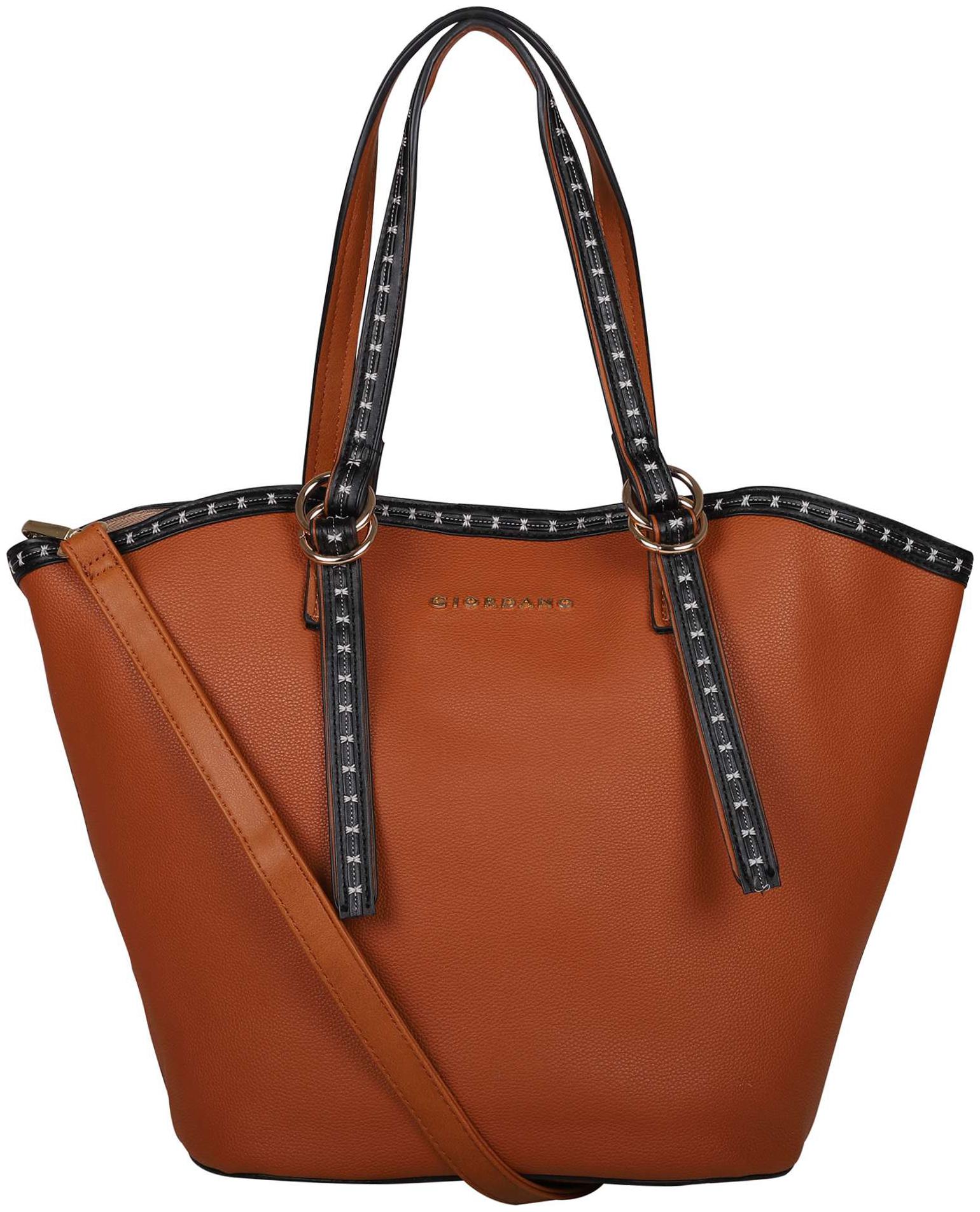 

Giordano Women Solid PU - Tote Bag Brown