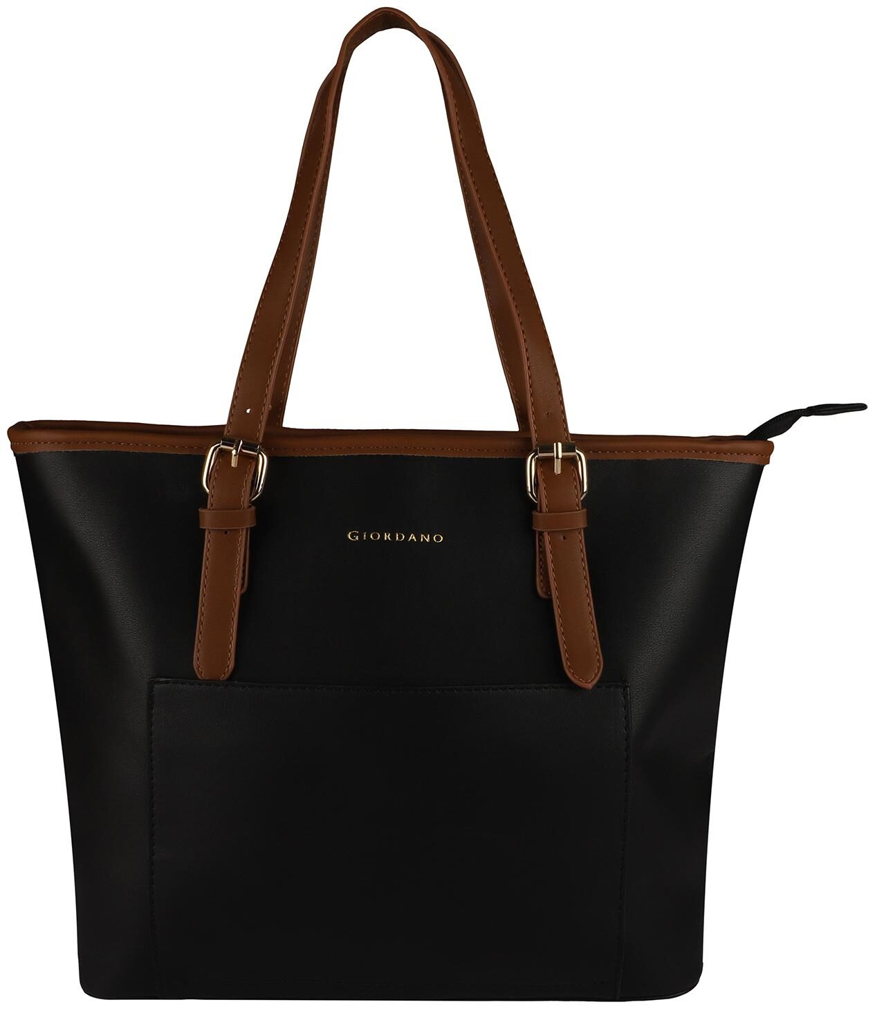 

Giordano Women Solid PU - Tote Bag Black