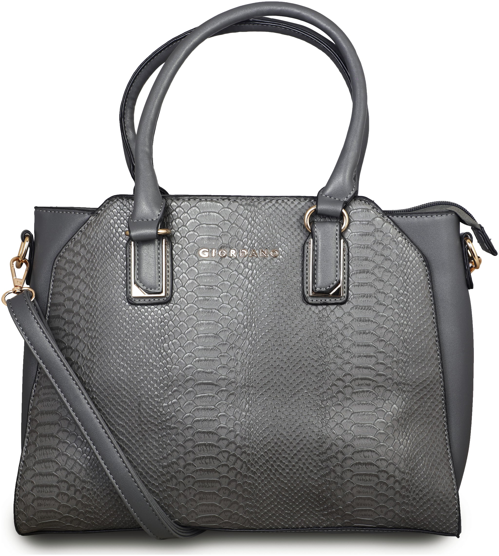 

Giordano Grey PU Satchel
