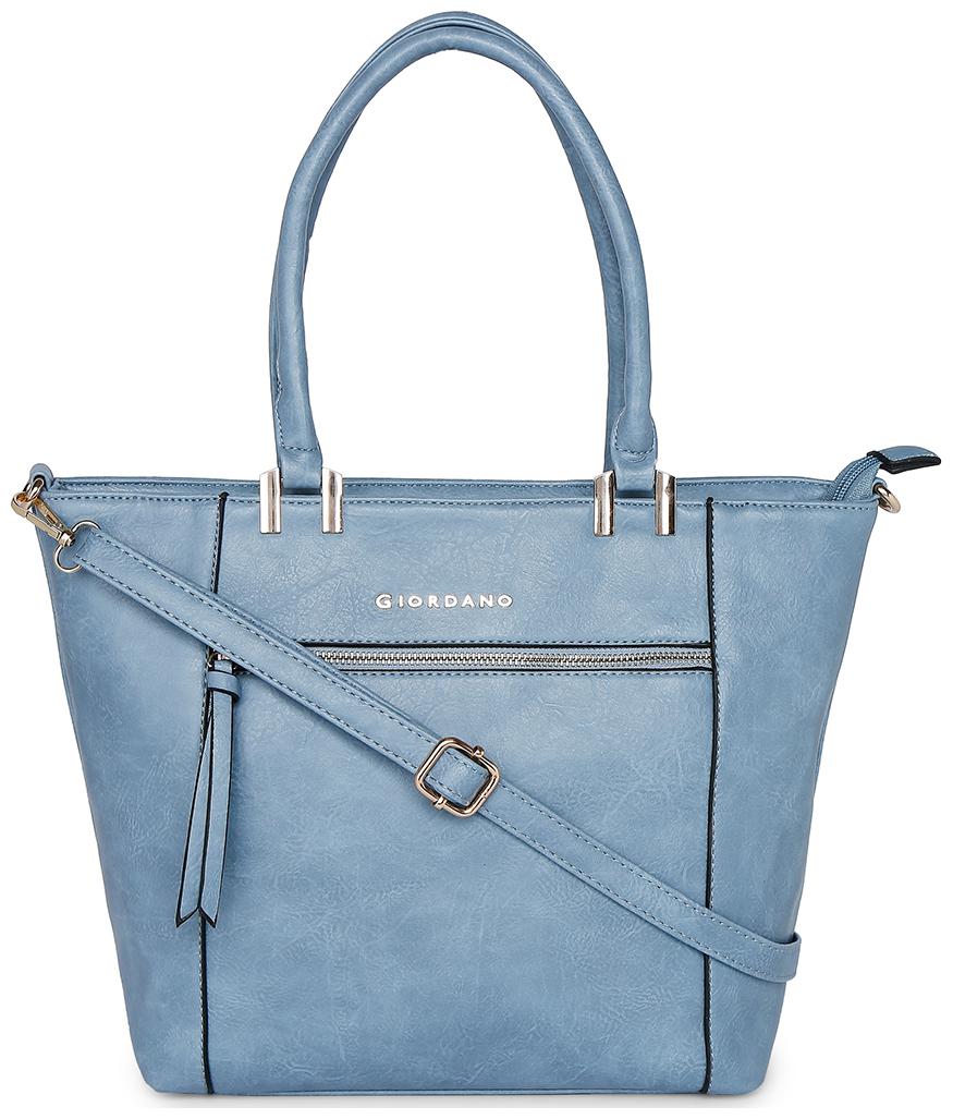 

Giordano Women Solid PU - Tote Bag Blue