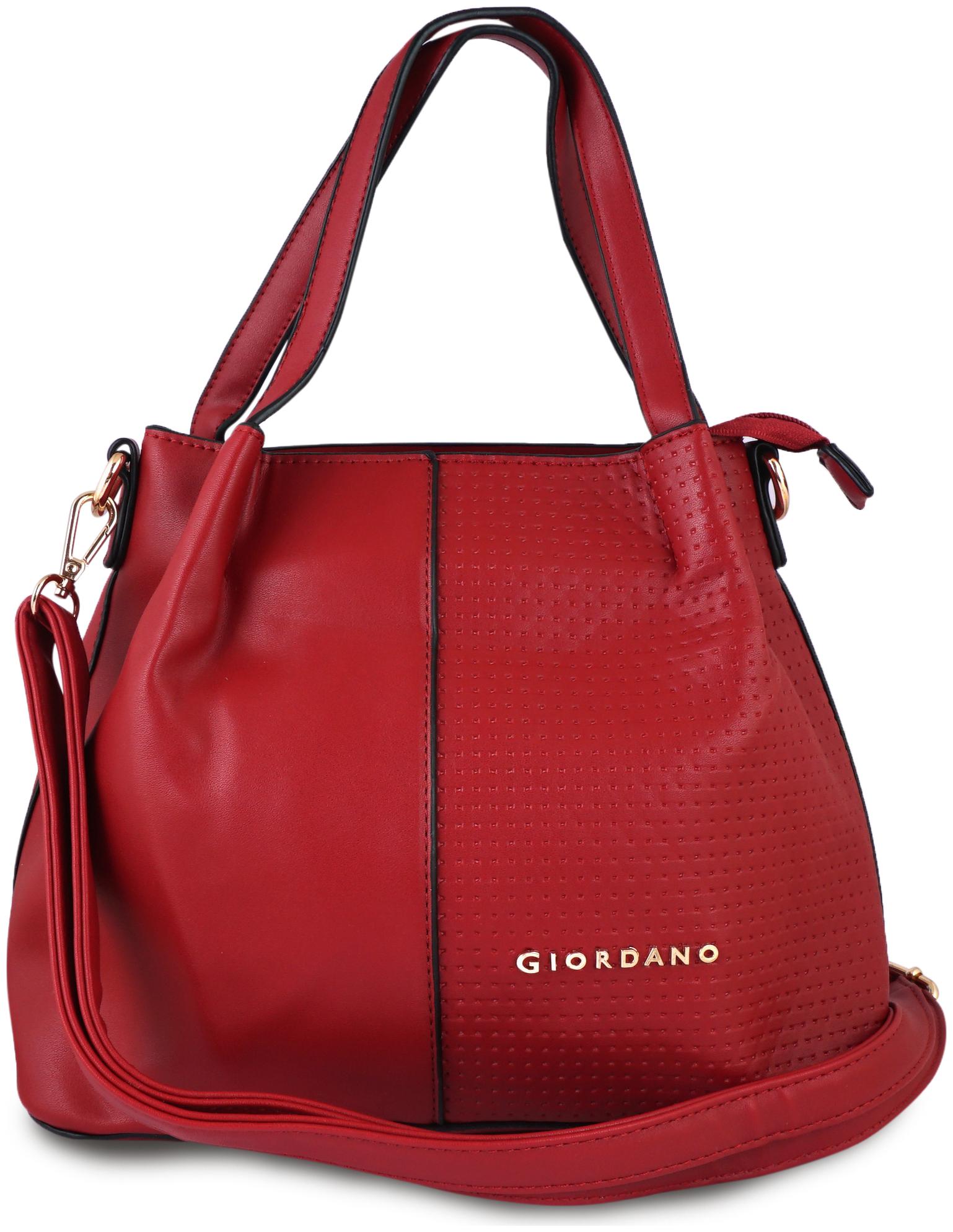 

Giordano Women Solid PU - Tote Bag Red