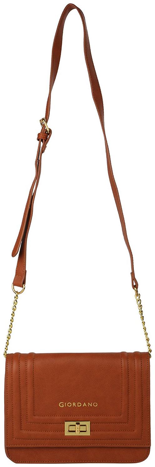 

Giordano Brown PU Solid Sling Bag