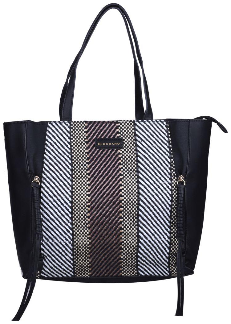 

Giordano Women Solid PU - Tote Bag Black