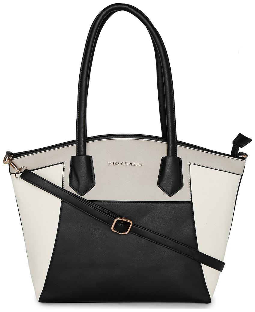 

Giordano Black PU Satchel