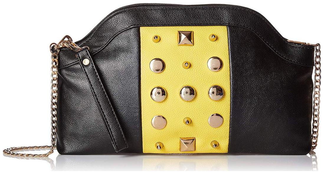 

Giordano Black PU Solid Sling Bag