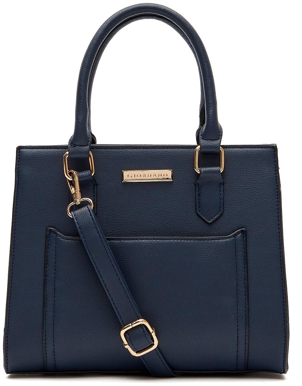 

Giordano Blue PU Satchel