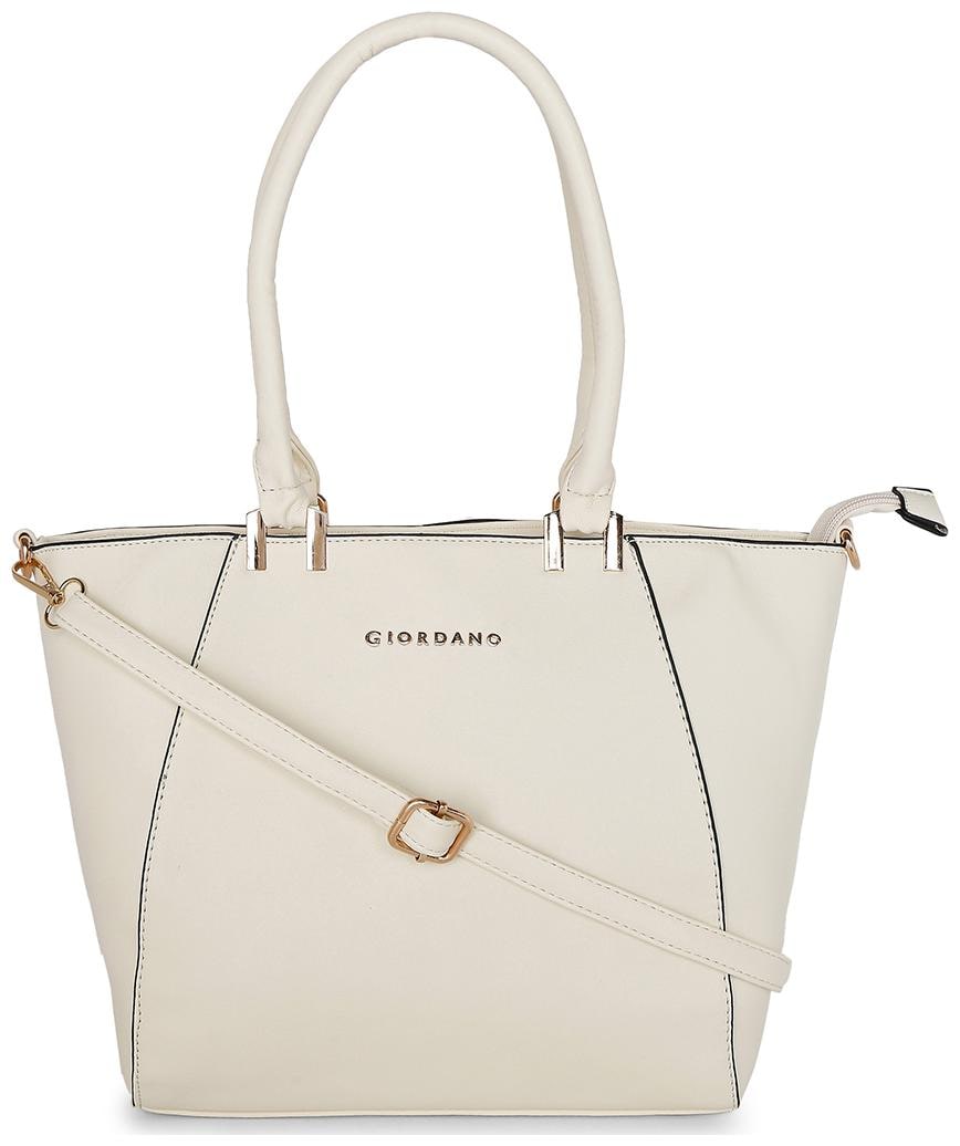 

Giordano Women Solid PU - Tote Bag Beige