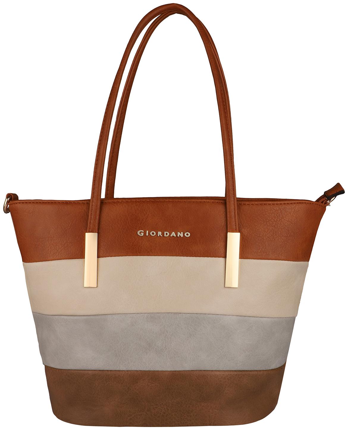 

Giordano Women Solid PU - Tote Bag Beige