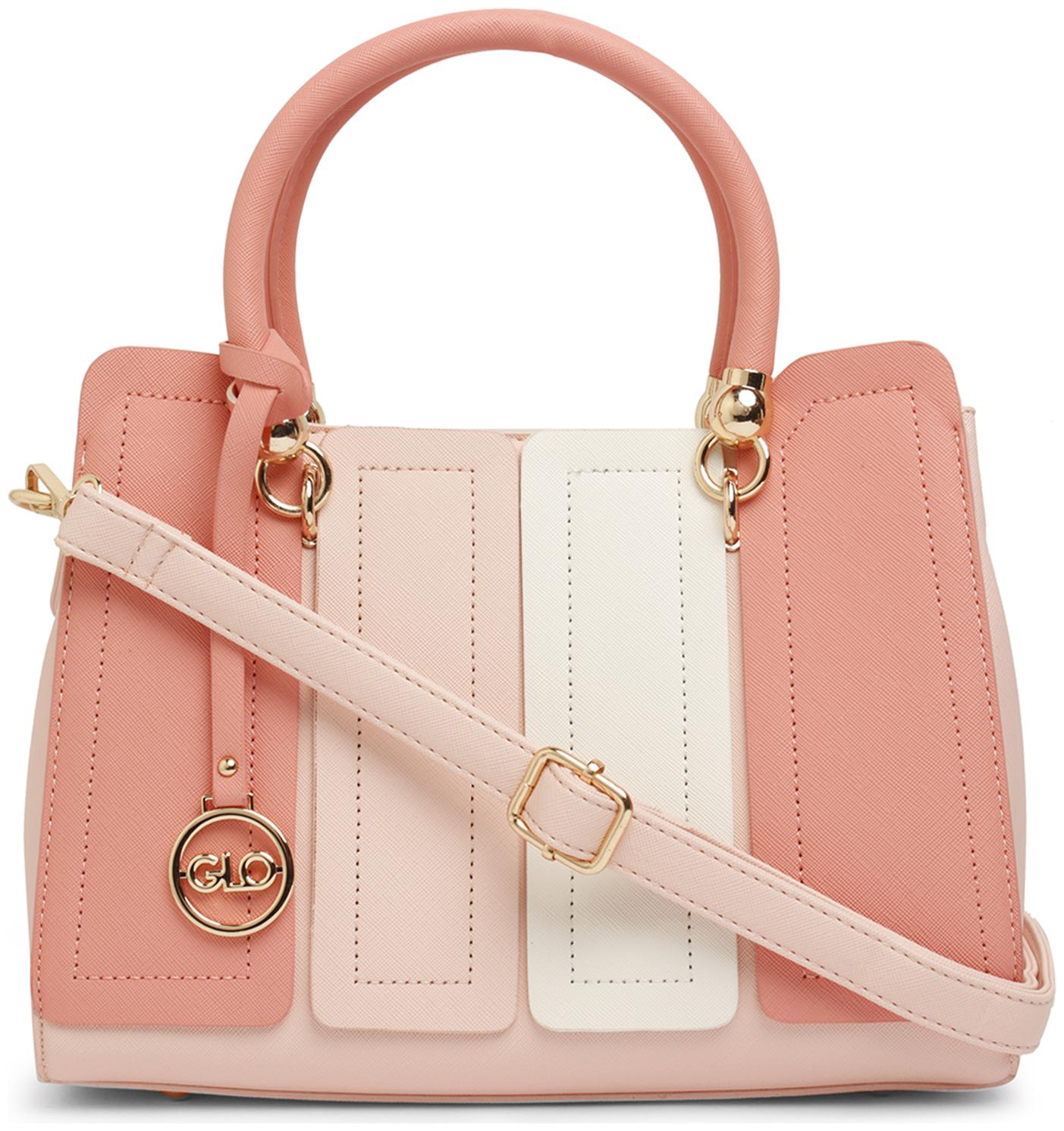 

Globus Pink PU Shoulder Bag - S2001YCLNSHB13-NUDE